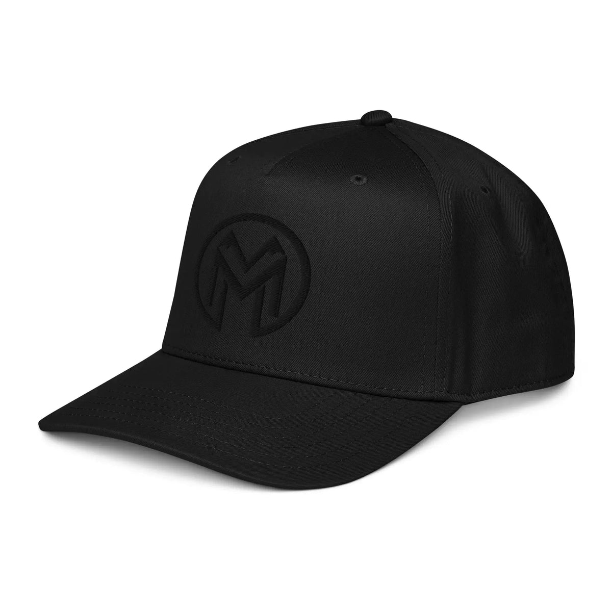 5 panel cap - Double Black