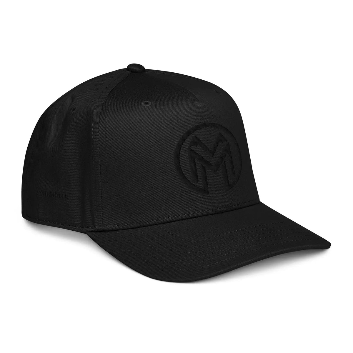 5 panel cap - Double Black