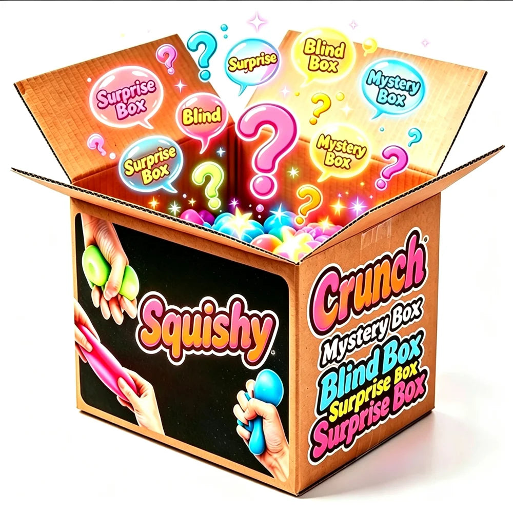 Crunch Squishy Blind Box, Mango Crunch Squishy, Soap Crunch Squishy , Cheese Crunch Squishy, Squishy with many Korean reviews