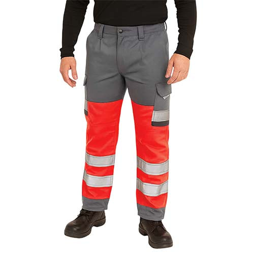 Hi Vis Cargo Work Trousers / Short - Clearance