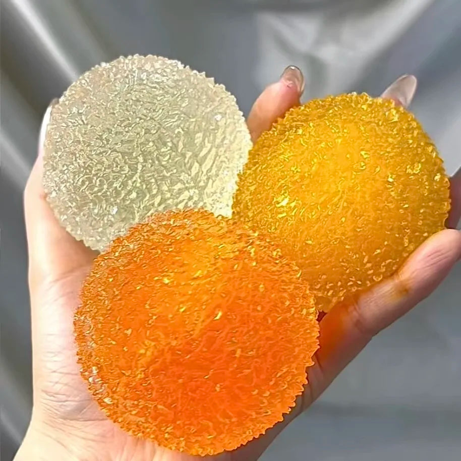 Slushy Bayberry Stress Ball Squishy Toy Shapeable Non-rebound Fidget Toys ASMR Slushy Squeeze Ball Anti Stress Rustling Sound